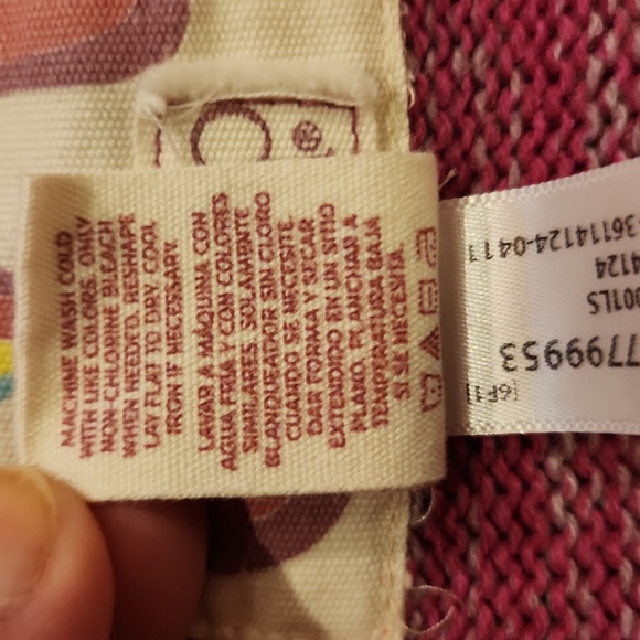 OP Hooded Pink and Gray Pullover Sweater Size XXL - Picture 3 of 6